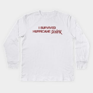 Hurricane Donair Kids Long Sleeve T-Shirt